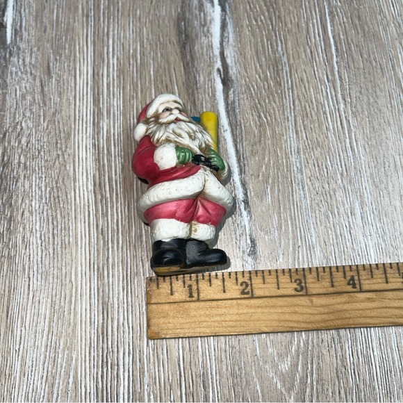 Vintage Porcelain Figurine Santa Christmas 3.5" With Box CS14597. - Picture 12 of 12